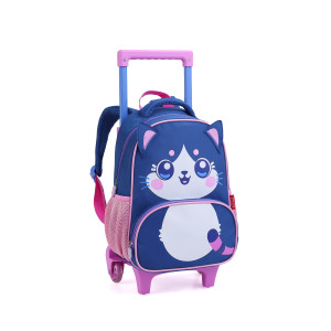 Mochila Infantil Feminina 13" Com Rodas-43184-11806