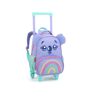 Mochila Infantil Feminina 13" Com Rodas-43184-31187