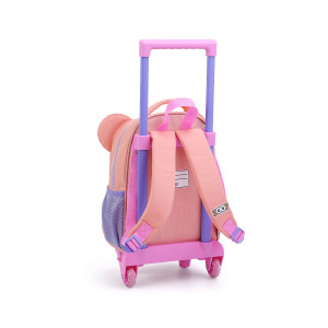 Mochila Infantil Feminina 16" Com Rodas-43185-33221