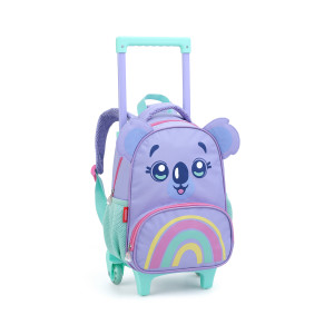 Mochila Infantil Feminina 16" Com Rodas-43185-67034