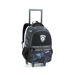 Mochila Infantil Masculina 18" Com Rodas-43221-88983