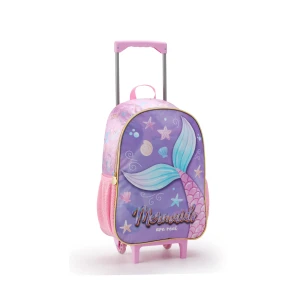 Kit Infantil Feminino | Mochila Infantil Com Rodas + Lancheira + Estojo