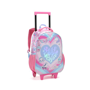 Kit Infantil Feminino | Mochila Infantil Com Rodas + Lancheira + Estojo-43241-40020