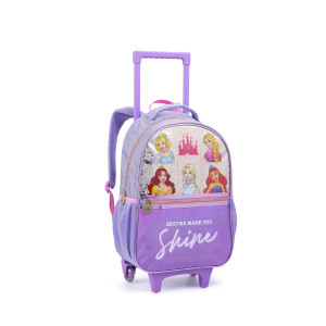 Kit Infantil Feminino | Mochila Infantil Com Rodas + Lancheira + Estojo