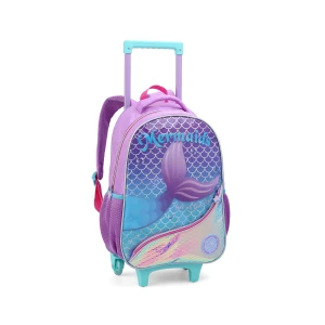 Kit Infantil Feminino | Mochila Infantil Com Rodas + Lancheira + Estojo