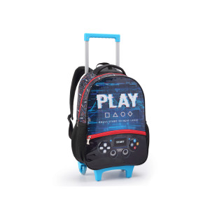 Kit Infantil Masculino | Mochila Infantil Com Rodas + Lancheira + Estojo