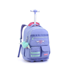 Mochila Laptop Feminina 18" Com Rodas-43335-18398