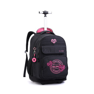Mochila Feminina 18" Com Rodas-43347-44626