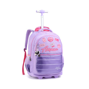 Mochila Feminina 18" Com Rodas-43359-48371