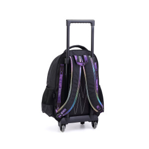 Mochila Infantil Feminina 17" Com Rodas-43785-88766