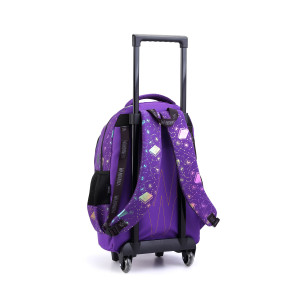Mochila Feminina 18" Com Rodas-43798-41470