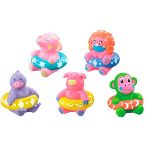 Brinquedo Para Bebe Colecao De Bichinhos Na Boia