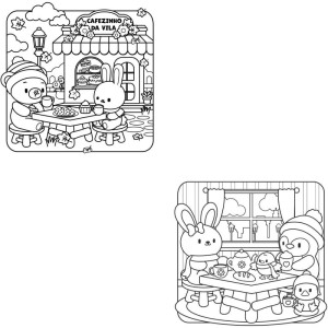 Livro De Colorir Relax Seas 46fls 4 Capas 22x22-123368-90184