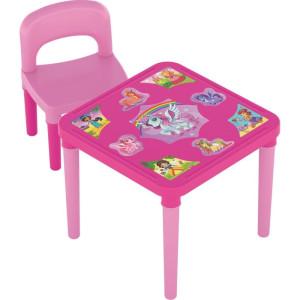 Mesinha/cadeira Unicornio C/adesivos