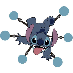 Brinquedo Diverso Stitch Escalador