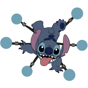 Brinquedo Diverso Stitch Escalador