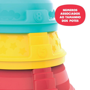 Brinquedo Educativo Potes De Empilhar-119772-79359