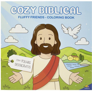 Livro De Colorir Fluffy Friends Cozy biblical