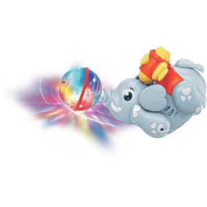 Brinquedo Para Bebe Elefante Brincalhao C/luzes E-119777-69713
