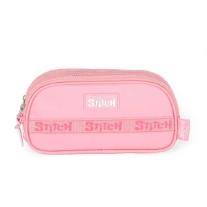 Estojo Triplo Stitch Rosa