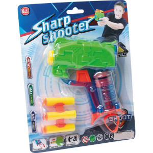 Lancador Disparador Elite 3 Dardos-123726-69584