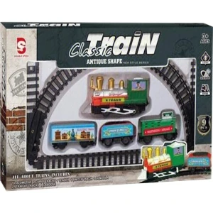 Locomotiva Trem Prime 9 Pcs 183cm A Pilha