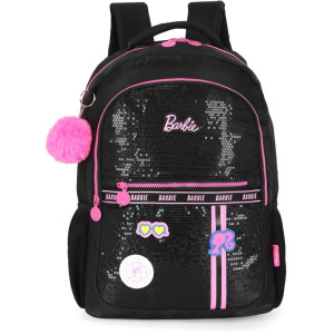 Mochila Barbie Preto G C/paete