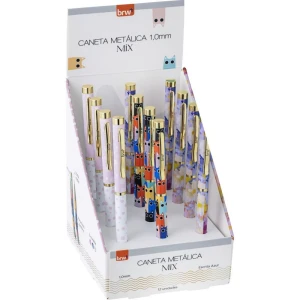 Caneta Esferografica Metalica Mix 1.0mm (s)