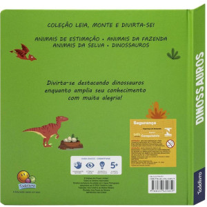 Livro Brinquedo Ilustrado Monte E Divirta-se! Dinossauro-123816-81211