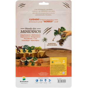 Livro Brinquedo Ilustrado Mundo Dos Minidinos: T-rex-123807-64459