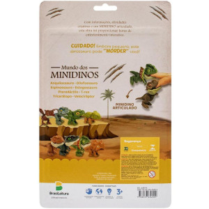 Livro Brinquedo Ilustrado Mundo Dos Minidinos: Velocirap-123809-15372