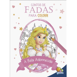 Livro Infantil Colorir Contos De Fadas 20x27 16p 5tit
