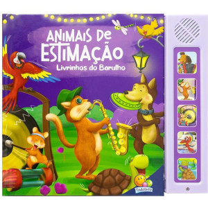 Livro Sonoro Animais De Estimacao 22x19 8pg