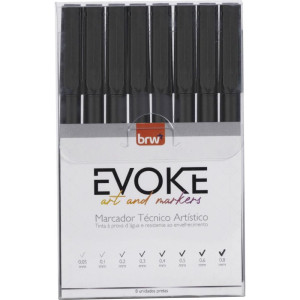 Marcador Artistico Tecnico C/08unid.