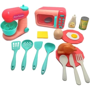 Brincando De Casinha Doce Cozinha Microon.e Batede