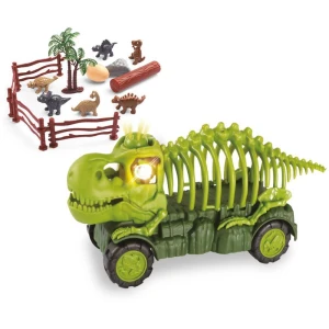 Dinossauro Dinocar Com Acessorios