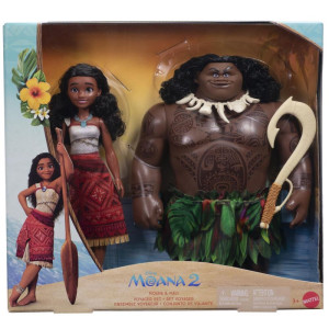 Boneca Disney Moana E Maui Viajantes 2-pack-121265-93336