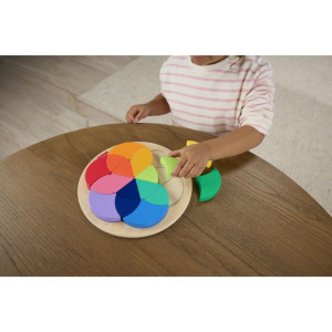 Fisher Price Wood Quebra-cabeca Circulo Core 18p-121317-15022