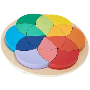 Fisher Price Wood Quebra-cabeca Circulo Core 18p-121317-42478