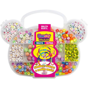 Bijuteria E Micanga Maleta Biju Com Letras 250pcs-124032-29217