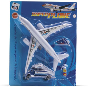 Carrinho Aviao Super Plane Friccao-123598-46373