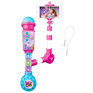 Instrumento Musical Kit Influencer Microfone+selfie C/luz/som-124033-95144