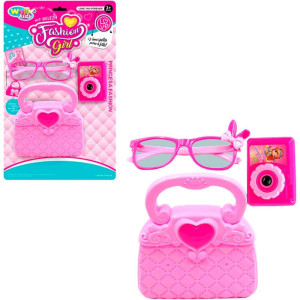 Maquiagem E Beleza Infantil Kit Beleza Fashion Girl 3pcs