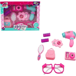 Maquiagem E Beleza Infantil Kit Beleza Glamour Fashion 8pcs