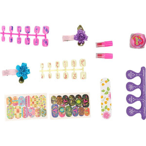 Maquiagem E Beleza Infantil Kit Unhas Decoradas (s)