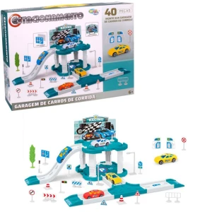 Pista Estac. Carros Corrida 40 Pecas