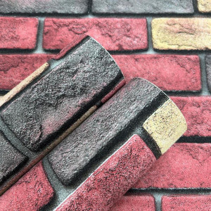 Revestimento De Parede Adesivo Tijolo Vintage 50cmx2,8m