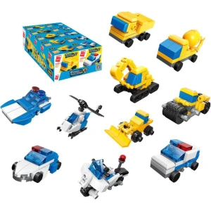 Brinquedo Para Montar Set Construcao/policia 3em1(s)