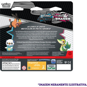 Jogo De Cartas Pokemon 10.5 Raio Preto/fogo Branco-124067-96955