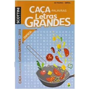 Livro De Atividades Caca-palavras Dific.n.2018 32p